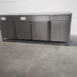 s/s work table cabinet